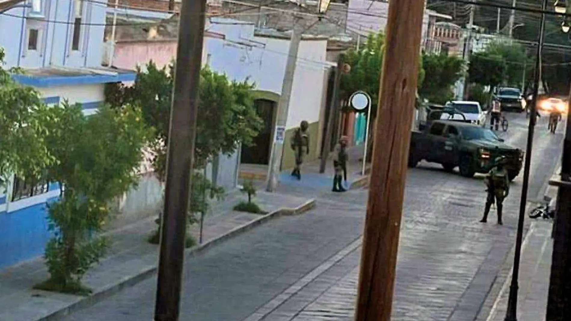 Operativo militar en la cabecera municipal de Jerez